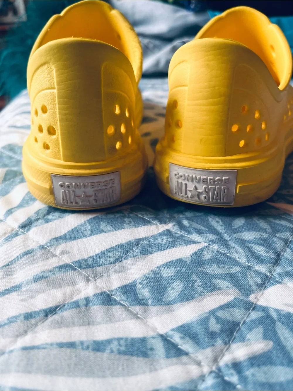 Converse All start Yellow Slip-On Water Shoes with White Toe Cap